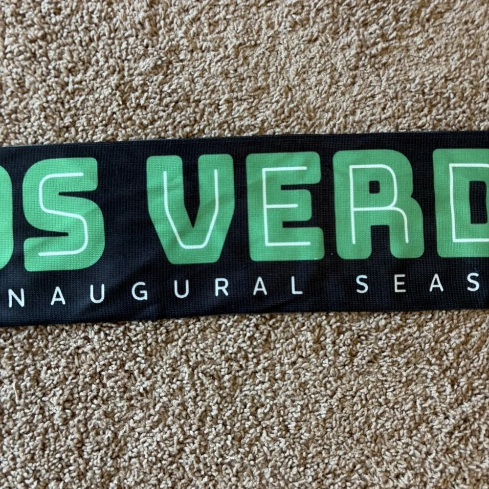 Ruffneck LOS VERDES Austin FC Inaugural‎ Season Skull Soccer Scarf Green/Black